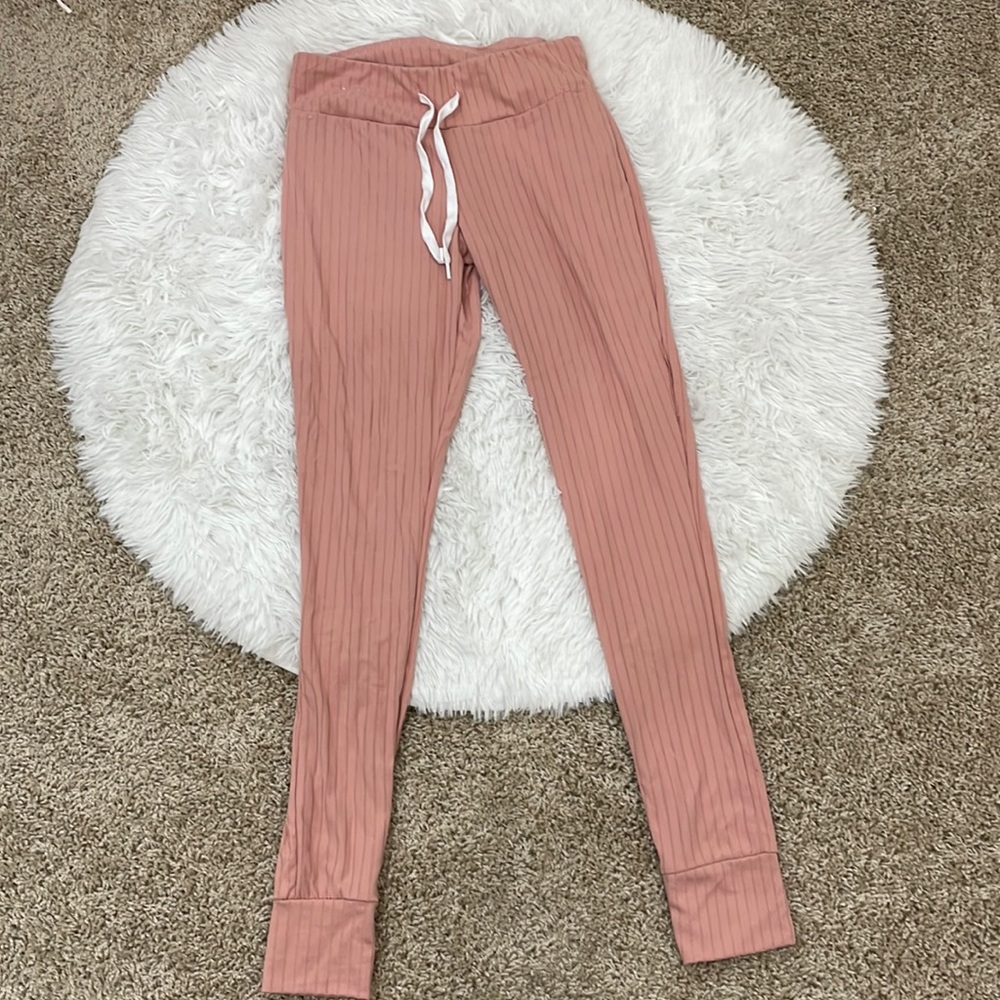 Pink lounge pants